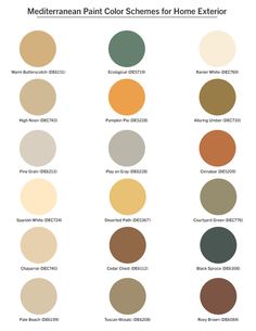 the different shades of paint for home exterior