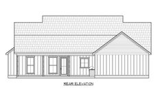 this is the front elevation of these house plans