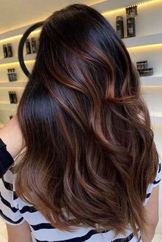 The Best Hair Color, Best Hair Color, Black Hair Balayage, Brunette Balayage, Brunette Balayage Hair, Caramel Highlights, Brown Hair Balayage, Winter Hair Color, Hair Color Highlights