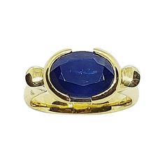 Blue Sapphire 3.38 carats Ring set in 18 Karat Gold Settings Width: 1.2 cm Length: 0.8 cm Ring Size: 52 Total Weight: 6.69 grams "We first opened doors in 1980 when it was then situated in the vicinity of the Victory Monument; a small and modest storefront with a couple of counters. From its humble beginnings to where it stands today, our company has proven its abilities as a jeweler. Since the beginning, we have been supplying fine quality pieces to dealers, wholesalers and customers worldwide. Blue Sapphire Ring, Contemporary Ring, Blue Sapphire Rings, Ring Set, Ring Sets, Sapphire Ring, Blue Sapphire, Monument, Jewelry Rings