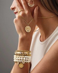 Necklace Combinations Jewel Aesthetic, Aesthetic Neutral, Afternoon Light, Jewelry Photography Styling, Bracelets And Rings, Custom Wedding Band, Jewelry Photoshoot, Jewelry Aesthetic, Aesthetic Jewelry