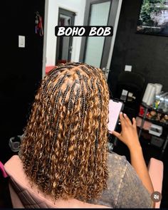 Bohemian Braids Bob, Braids Bob Style, Braids Bob, Boho Braided Hairstyles, Passion Twists, Braiding Styles, Styles Braids, Bohemian Braids, Hair 2024