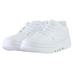 100% AUTHENTIC GUARANTEED OR YOUR MONEY BACK ! Nike Air Jordan 1 Jester XX Low ( W ) Item color : WHITE/WHITE-WHITE SKU# : CI7815-100 Main material : Leather / Textile upper Women's Size : 9Us || 40.5Eu || 6.5Uk = Men's Size : 7.5Us || 40.5Eu || 6.5Uk 100% BRAND NEW WITH TAGS NIKE ! ** If your country is listed in Excluded locations. ** Please contact us and we will do our best to help you.   Payment We ship to verified addresses only. Shipping We shi Nike Air Force Ones, Air Force Ones, Jordan 1 Low, Air Jordan 1 Low, White Shoes, Nike Air Jordan, Jordan 1, White Sneaker, Nike Air Force