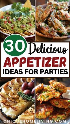 30 delicious appetizer ideas for parties