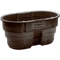 a black plastic tub with the lid open