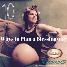 a woman sitting on top of a couch with the words 10 ways to plan a blessing