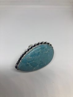 Large genuine aqua blue Larimar Vintage ring Low content silver not sterling. Size 9 Can be re sized at my jeweler. $10 All rings are shipped in a nice gift box. Check out our over a THOUSAND great reviews Engraving is $4 per letter and is not always perfect depending on the piece. It can take a few days if the jeweler is busy. This is payable to Paypal Judithsltd@gmail.com Turquoise Larimar Ring Gift, Unique Larimar Turquoise Ring As Gift, Silver Larimar Turquoise Ring For Anniversary, Silver Turquoise Larimar Ring For Anniversary, Adjustable Blue Larimar Ring, Larimar Turquoise Ring Gift, Larimar Turquoise Ring Gemstone Gift, Anniversary Turquoise Larimar Ring In Silver, Anniversary Silver Turquoise Larimar Ring