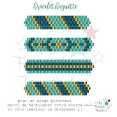 the instructions for how to make bracelets with beading and crochet beads