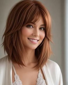 87 Chic Medium-Length Layered Haircuts: Shoulder-Length Styles &Amp; Face-Framing Layers 36 Spring Haircut 2024, Hair Color Trends 2024, Low Taper Fade Haircut, Medium Haircuts, Long Hair With Bangs