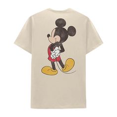 Update your casual wardrobe with this men's Mickey Mouse graphic short-sleeve t-shirt. Made from a soft cotton-jersey for a regular-fit, this crew-neck tee pairs perfectly with anything from jeans to joggers or basketball shorts.Character: Mickey MouseClosure Type: Pullover HeadFit: Regular FitNeckline: Crew NeckSleeve Length: Short SleeveFiber Content: 100% CottonFabric Description: JerseyCare: Tumble Dry, Machine WashCountry of Origin: Imported Mickey Mouse Thanksgiving Shirt, Disney Outfits For Men, Mickey Mouse Outfit, Disney World Outfits, Mickey Mouse Shirts, Outfits For Men, Tops Graphic, Color Sand, Men's Graphic T Shirt