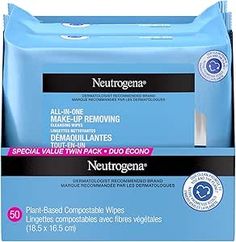 Neutrogena Makeup Remover Wipes, Makeup Waterproof, Face Wipes, Neutrogena Makeup, Cleansing Wipes, Makeup Remover Wipes, Outdoor Gift