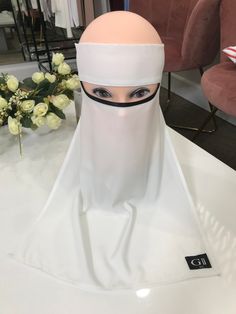 Our elegant long niqab provides great coverage for niqabi sisters. Importantly, very easy to breathe with it. Suitable for all seasons. ✅It is not a see through ✅This is a soft, lightweight and very comfortable ✅Made and designed in the USA. ✅ AMAL-- High quality goods Luxury Niqab For Women For Eid, Luxury Women's Niqab For Eid, Short Niqab, Niqab Full Face+gloves, Niqab Colorful, Hijab Caps, Head Coverings, Niqab, Head Covering