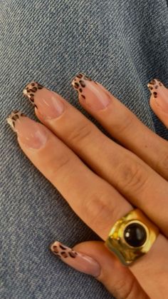 cheetah nails leopard nails  nail inspo Paznokcie Hello Kitty, Cheetah Print Nails, Cheetah Nails, Leopard Print Nails, Girly Acrylic Nails, Print Nails, Leopard Nails, Classy Acrylic Nails