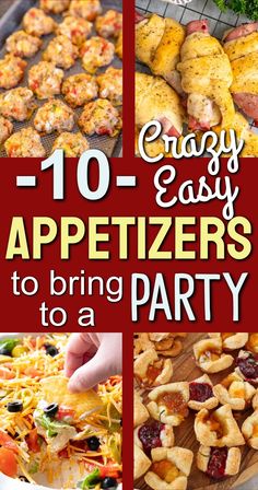 10 easy appetizers to bring a party