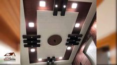 an overhead view of a ceiling with lights