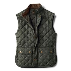 Barbour® Lowerdale Quilted Gilet | Orvis Barbour Vest, Green Jacket Men, Barbour Style, Quilted Gilet, Fall Flannel, Barbour Mens, Outdoor Vest, Suede Vest, Fleece Shorts