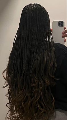 French Style Braids, Braided Hairstyles French Curls, French Tip Braids, French Braids Hairstyles For Black Women, Braids With Curls Hairstyles Black Women, Braids Hair Styles For Black Women, Black French Braids, Box Braids French Curls, French Curled Braids