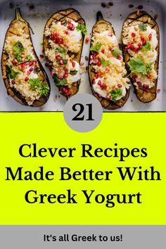 21 Clever Recipes: Elevate Your Dishes with Greek Yogurt Recipes Using Greek Yogurt Dinner, Yogurt Recipes Dinner, Recipes Greek Yogurt, Greek Yoghurt Recipes, Dinner Protein, Recipes Greek, Greek Chickpea Salad, Yoghurt Recipe, Greek Chickpeas