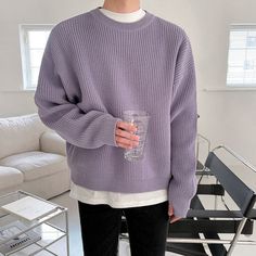 Solid Color Winter Polo Sweater With Relaxed Fit, Relaxed Fit Crew Neck Polo Sweater For Winter, Ribbed Solid Color Sweatshirt For Winter, Ribbed Long Sleeve Winter Sweatshirt, Ribbed Long Sleeve Sweatshirt For Winter, Solid Color Crew Neck Polo Sweater, Winter Polo Sweater With Crew Neck, Winter Crew Neck Ribbed Sweatshirt, Winter Ribbed Sweatshirt