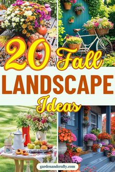 20 fall landscape ideas that are perfect for the garden