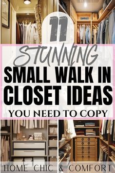 small walk in closet ideas you need to copy