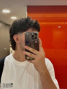 #mullet #haircut #popular #menstyle #menshair Skater Hair Men, Short Taper Mullet, Modern Mullet Taper Fade, Mens Mini Mullet, Morden Mullet Men Fade, Mid Fade Mullet, Modern Mullet Middle Part, Wolf Cut Men Straight Hair, Center Part Mullet