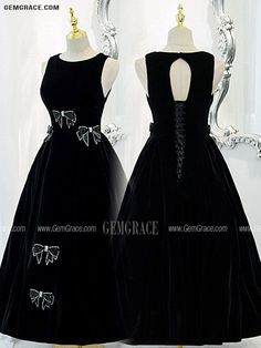 10% off now|Free shipping world-wide. Sleeveless Chic Black Velvet Party Dress with Bow Knots at GemGrace. Click to learn our pro custom-made service for wedding dress, formal dress. View #SemiFormalDresses for more ideas. Elegant Black A-line Velvet Dress, Black Sleeveless Velvet Party Dress, Elegant Black Evening Dress With Bow, Black Velvet Evening Dress For Party, Elegant Black Velvet Holiday Dress, Black Velvet Dress For Party Season, Black Dress With Bow For Party Season, Black Dress With Bow For Black-tie Events, Black Velvet Dress For Wedding