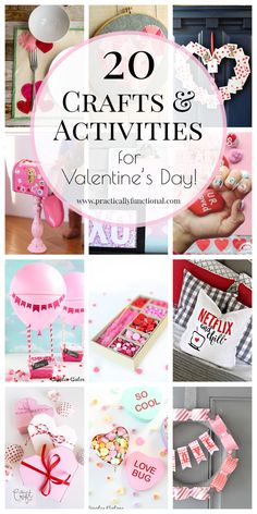 valentine's day crafts and activities for kids to do with the kids at home