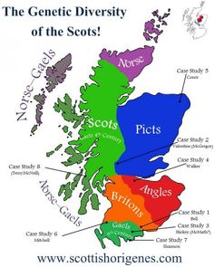 an image of a map with the names of scotland