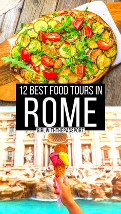 12 Best Food Tours in Rome + Secret Expert Tips for 2023 Best Pizza In Rome, Best Gelato In Rome, Food In Rome, Best Food In Rome, Rome Restaurants, Rome Food, Rome Travel Guide, Rome Itinerary