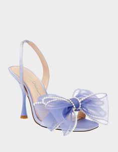 FAWN LILAC Feminine Shoes, Fun Heels, Betsey Johnson Shoes, Purple Shoes, Aesthetic Shoes, Wedding Heels, Women's Heels, Fashion High Heels, Slingback Heel