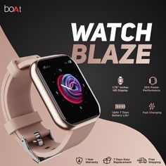 an image of a smart watch that is on display with the text, watch blaze