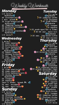 an image of a poster with the words monday and friday written in different font styles