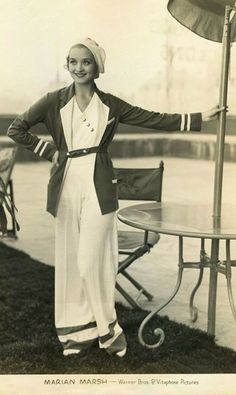 Style Année 20, Nautical Inspiration, Carole Lombard, Sailor Fashion