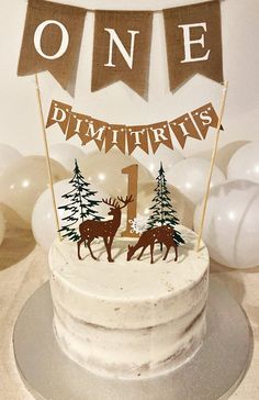 This listing is for Winter Wonderland Cake Toppers ONLY! You can order ONE HC Banner separately here: https://www.etsy.com/listing/1325094147/winter-wonderland-first-birthday-party?variation0=4002511488 Matching kraft ONE Banner here: https://www.etsy.com/listing/734302933/woodland-first-birthday-woodland?click_key=326f9e0bd2a6069750c05ac4dcea0750742bdeae%3A734302933&click_sum=ba0e19e8&ga_search_query=woodland%2B%2Bone%2Bbanner&ref=shop_items_search_13&sts=1 QUANTITY: Set of 6 toppers: Name Cake 1st Birthday Cake Winter, Winter Onederland Cake Topper, Winter 1st Birthday Party Boy, Winter Onederland Cake Smash, Winter Baby Birthday Party, Onederland Cake Smash, Winter Woodland Birthday Party, Winter Onederland Party Boy, Winter Baby Birthday