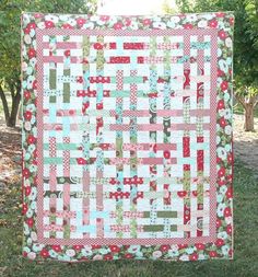 Basket case Lattice Quilt, Cluck Cluck Sew, Basket Weaving Patterns, Jelly Roll Quilt Patterns, Basket Case, String Quilts, Plaid Quilt, Jellyroll Quilts, Strip Quilts