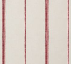 red and white striped fabric with vertical stripes