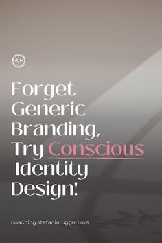 Skip the cookie-cutter approach! Build a thoughtful brand identity to stand out in the wellness space. 
​#intentionalbranding #wellnessbrand #brandingstrategy #solopreneurjourney #brandgrowth
​