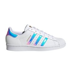 Find ADIDAS Wmns Superstar ' Iridescent on Editorialist. Wmns Superstar 'White Iridescent' Sporty Iridescent Low-top Sneakers, Iridescent Sporty Sneakers For Streetwear, Iridescent Low-top Sporty Sneakers, Sporty Iridescent Sneakers For Streetwear, Iridescent Low-top Sneakers For Sports, Adidas Low-top Sneakers With Reflective Details, White Sports Sneakers With Metallic Logo, Adidas Continental 80, Adidas Continental