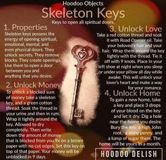 Key Meaning In Witchcraft, Keys In Witchcraft, Witches Keys, Hoodoo Rituals, Road Opener Oil, Magick Crafts