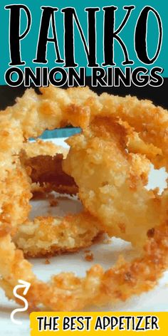 the best appetizer for panko onion rings is on the cover of this magazine