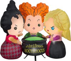 Hocus Pocus Halloween Ideas, Hocus Pocus Gender Reveal, Hocus Pocus Sisters, Hocus Pocus Halloween Decor, Hocus Pocus Sanderson Sisters, Halloween Lawn, Cute Halloween Decorations, Sanderson Sisters Hocus Pocus