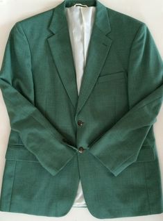 Masters Green Sport Coat - Retro Cool - Perfect for Golf Tourney & Resort Wear - Very Nice - Mod Ret Green Sport Coat, Prom Attire, Wild Wedding, Retro Coat, Brushed Bronze, Prom Wedding, Mens Green, Spring Green, Sport Coat