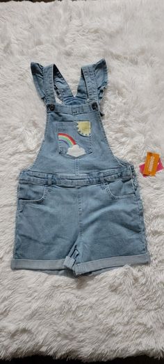 GYMBOREE Girls Denim Jean Shorts Overalls New With Tags. Message Your Size 8.  10.  12 Cute Denim Bottoms For School, Cute Cotton Jean Shorts, Cute Jean Shorts With Pockets, Jean Short Overalls, Shorts Overalls, Gymboree Girl, Denim Jean Shorts, Girls Denim, Denim Jean