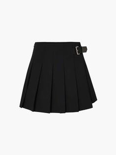 MO&Co. Women's Side Buckle Pleated Skirt Made from well-made fabric, this skirt is cut with precise pleats and has an A-line silhouette and side PU buckle detail. Complement the mini length with knee-high boots. Features : - Mini length with inner shorts- Concealed zip closure, side buckle details- Asymmetrical hem, pleated design Code: MBD2SKTT03The back length of size S is 39.2cmMATERIALS & CARE Material: 68.1% Polyester 29.5% Viscose 2.4% SpandexREMINDER: All items are measured manually. Plea Gray Skirt, Asymmetrical Hem, Asymmetric Hem, High Boots, Knee High Boots, Pleated Skirt, Dress Collection, Knee High, Best Sellers