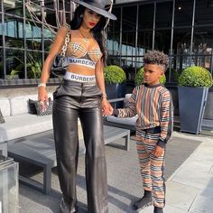 Black Kids Fashion, Mom Daughter Outfits, Steam Girl, Family Photoshoot Outfits, Mommy And Son