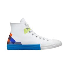 Converse Chuck Taylor All Star High Space Racer 'White Kinetic Blue' Sneakers (Unisex) - 173184f Size: Men 11.5 (Eur 46 / Uk 1.51) - Women 13.5 Canvas Upper High Top Silhouette For That Classic Look And Feel Lace-Up Closure With Metal Eyelets Rubber Toe Cap For Durability Ortholite Sockliner For Comfort Diamond-Patterned Rubber Traction Outsole New Without Box. Impeccable Condition. Item Comes From A Smoke Free Home. Blue Converse High-top Sneakers For Sports, Blue Converse Sporty High-top Sneakers, Blue Converse Sneakers For Sports, Sporty Blue Converse High-top Sneakers, Modern White Converse High-top Sneakers, Converse High-top Sneakers In Synthetic Material, Converse Sporty High-top Synthetic Sneakers, Sporty Converse High-top Synthetic Sneakers, Sporty Converse Sneakers In Synthetic Material