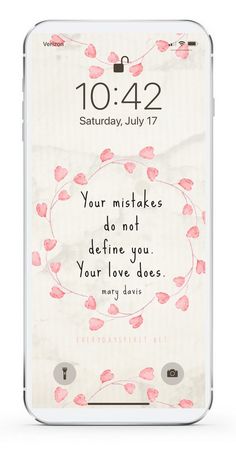 an iphone screen with the message you must not do your love dues on it