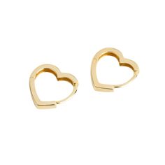 These are the perfect everyday earrings, featuring a timeless heart design that adds a touch of charm to any look. Simple yet stylish, they’re a lovely way to show your love for fun, wearable jewelry! Solid 14k gold. These can be worn 24/7. Clean with gold jewelry cleaner periodically. Small Heart Earrings, Elegant Heart Huggie Earrings For Everyday Wear, Everyday Heart-shaped Huggie Earrings In Sterling Silver, Elegant Everyday Heart Huggie Earrings, Elegant Everyday Huggie Heart Earrings, Chic Heart-shaped Everyday Earrings, Elegant Everyday Huggie Earrings For Valentine's Day, Everyday Heart-shaped Sterling Silver Huggie Earrings, 14k Gold Hoop Earrings With Heart Charm