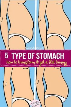 Five Types Of Stomach and How To Lose Them - Our belly doesn't seem to reduce in size despite our best efforts. Learn how to keep them in check. Burn Stomach Fat, Bloated Belly, Stomach Fat, Healthy Smoothie, Flat Tummy, Diet Keto, Lose 50 Pounds